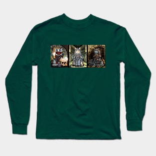 Fantasy Cat Triptych Long Sleeve T-Shirt